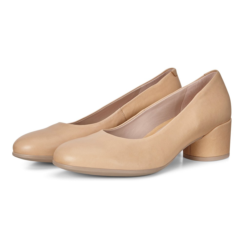 Pumps Mujer - ECCO Shape 35 Mod Block - Beige - MYQ096714